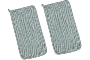 Burp Cloths for Baby 2 Pack Ultra Soft Baby Burping Cloth Newborn Girl Essentials Absorbent Shower Gifts for Girls Boys