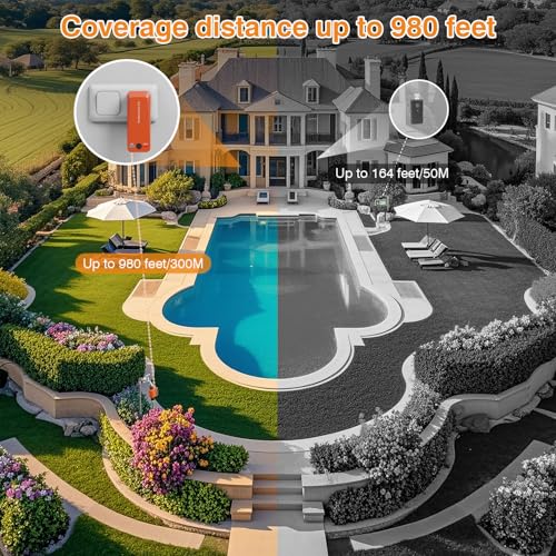 XinFuture WiFi Irrigation Control Unit with RF 300M Technology, Smart Watering Timer Compatible with APP and Alexa Vocal, Computer Irrigation, Rain Delay Timer