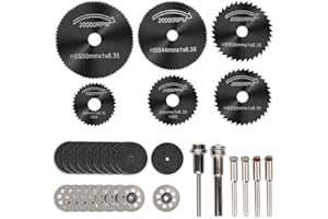 Cutting Wheels for Rotary Tool, Diamond Metal Wood Cutting Wheels and Drill Cutting Disc with 1/8" Shank and Resin Cutting Of