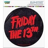 Friday The 13th Logo Automotive Car Window Locker Circle Bumper Sticker