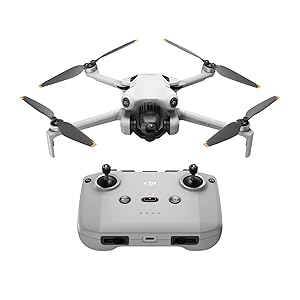 DJI Mini 4 Pro (con DJI RC-N2), mini drone pieghevole per adulti con fotocamera HDR in 4K, meno di 249 g, autonomia di volo di 34 min., distanza di trasmissione video max. di 20 km, C