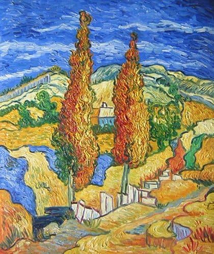 van gogh two poplars