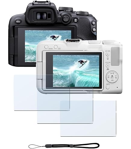 3x Pellicola Protettiva Vetro per Canon EOS RP Protezione