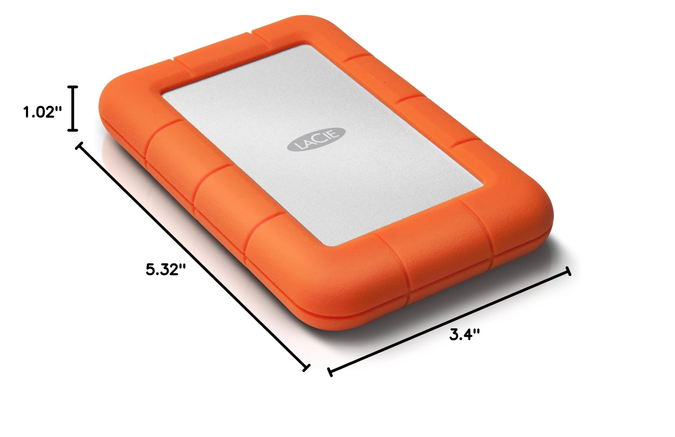 LaCie USB 3.0 1TB Rugged Mini Hard Drive