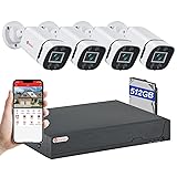 AIWIXEN 8CH H.265+ 3K Lite Wired CCTV Security