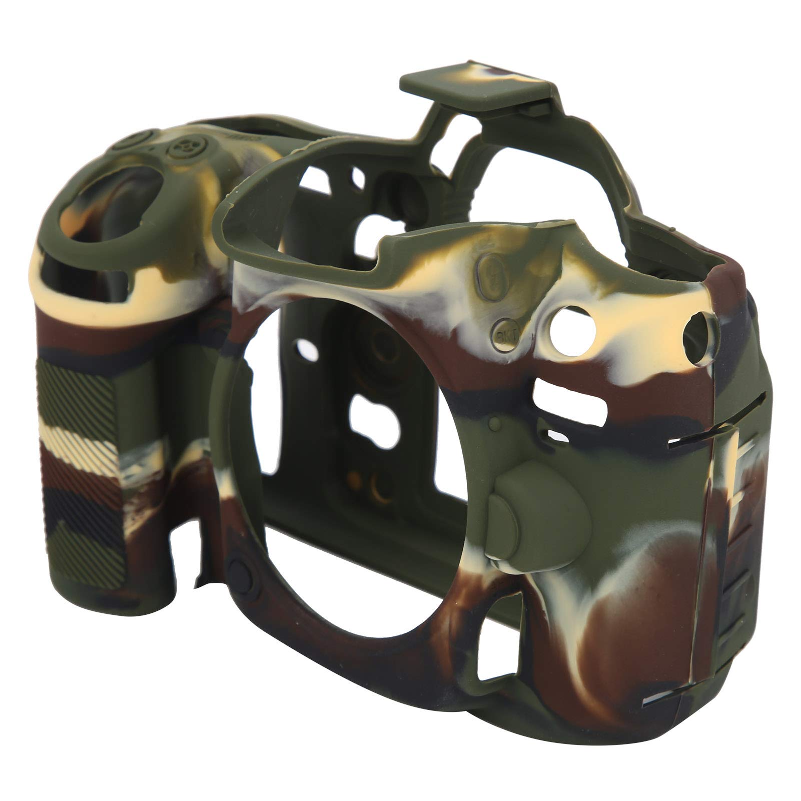 Silicone Camera Case, Camera Protective Shell Silicone Case Cover for Nikon D7000 Camera Accessories Camouflage (Camouflage)