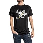 NHL Mens Alternate Team Logo Moisture Wicking Performance Rashguard Short Sleeve T-Shirt