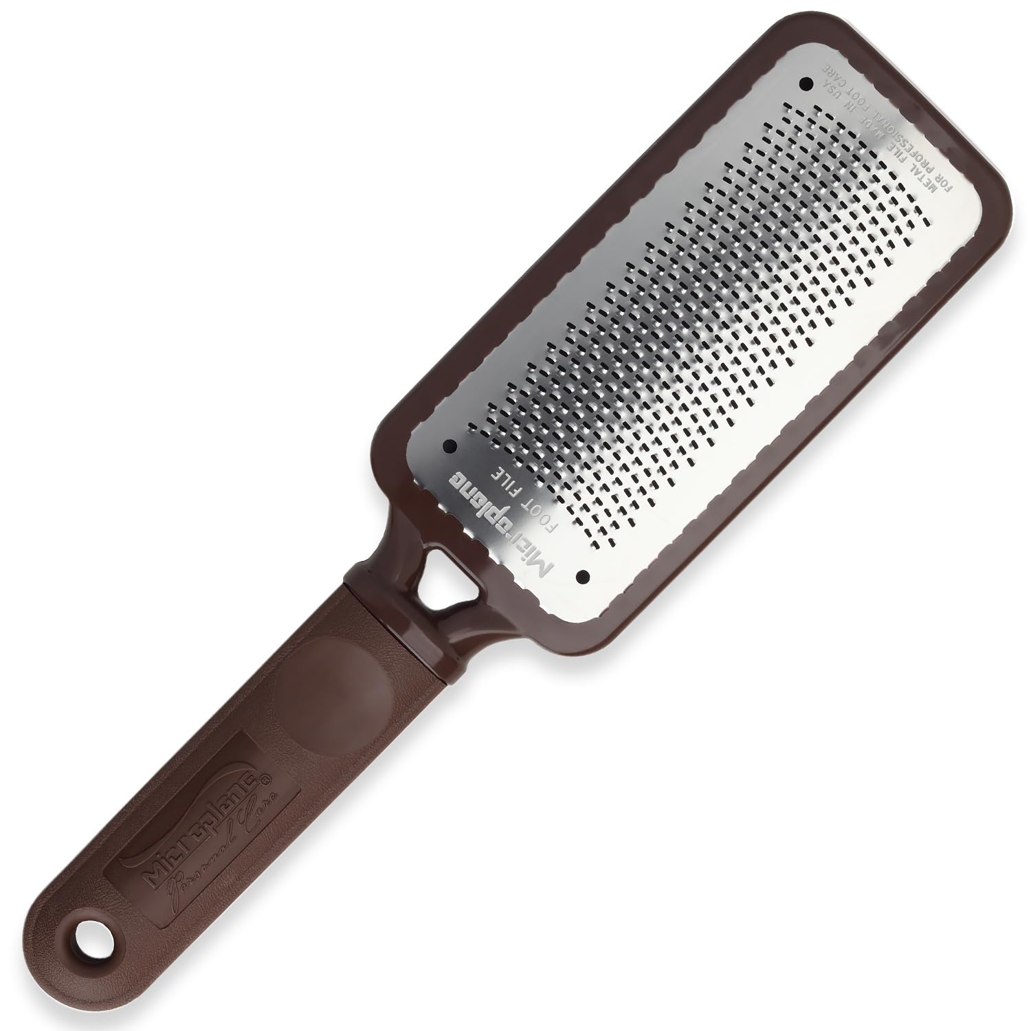 Microplane Colossal Pedicure File Foot Rasp Brown