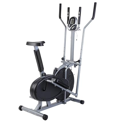 exerpeutic gold elliptical and exercise bike dual trainer