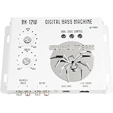 Soundstream BX-12W &ndash; White Bass Processor | Subwoofer Bass Booster and Epicenter Alternative for Factory &amp; Aftermarket Sound Systems | Car Audio Bass Restoration Processor with Remote Control
