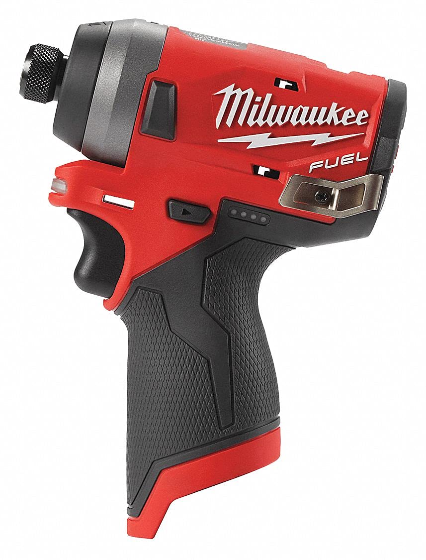 Milwaukee Electric Tools MLW2553-20 Destornillador de impacto hexagonal de combustible M12 de 1/4 (desnudo)