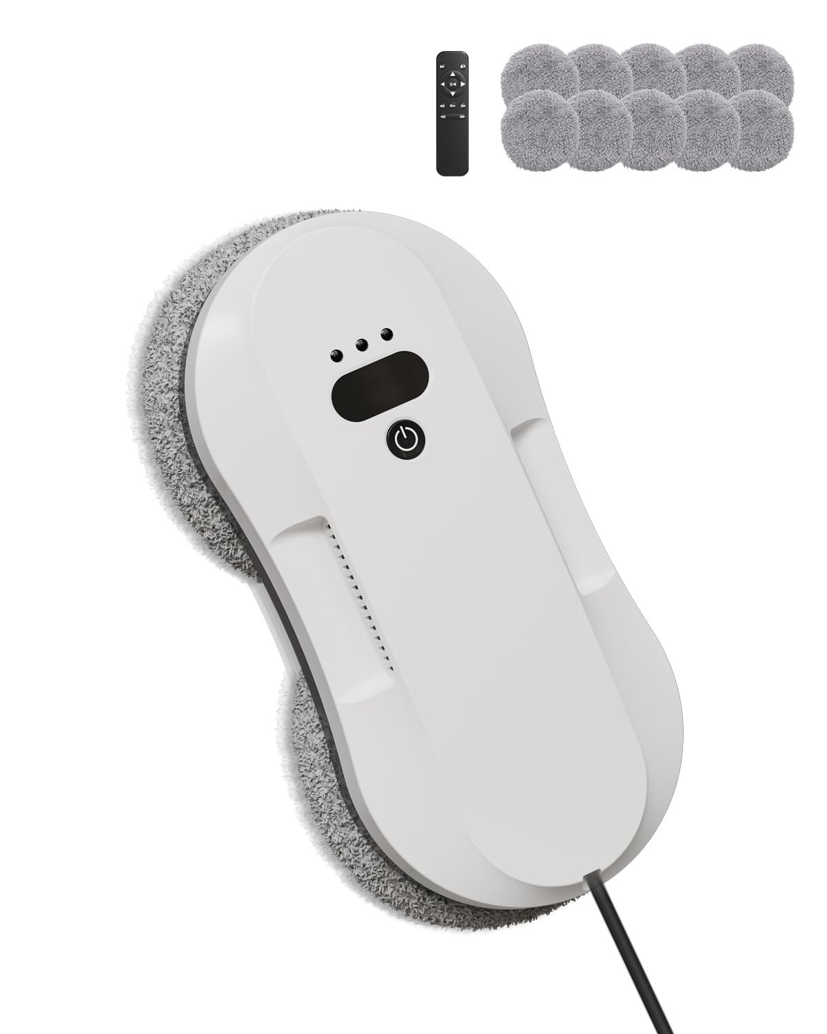 Photo 1 of EAEGE Window Cleaning Robot, Automatic Window Cleaner Robot with Dual Spray-50ml Tank, Edge Detection, Intelligent Path Planning, 3000pa Strong Suction, Anti-Drop Protection