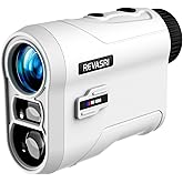 REVASRI Golf Rangefinder with Slope and Pin Lock Vibration, External Slope Switch for Golf Tournament Legal, Rangefinders with Rechargeable Battery 600/1000YDS Laser Range Finder