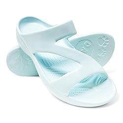 DAWGS Ladies Z Sandal,Baby Blue,7 M US
