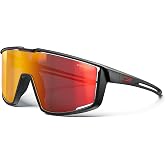 Julbo Furious Performance Sunglasses - Black Frame - Smoke w/Red Mirror Lens (Spectron 3)