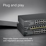 Zyxel GS1100-16 v3 16-Port Gigabit Ethernet Unmanaged Switch view 5