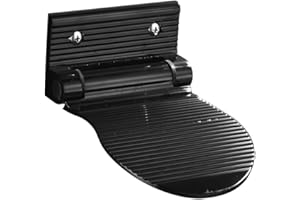 Holibanna Slip-resistant Aluminum Shower Foot Rest for Shaving Legs and Foot Cleaning Compact Wall-mounted