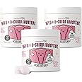 Legendairy Milk Pure Inositol Chewable Tablets - Myo-Inositol & D-Chiro Supplement for Hormonal Balance & Fertility Support - Ideal 40:1 Ratio - 30 Day Supply (Pack of 3)