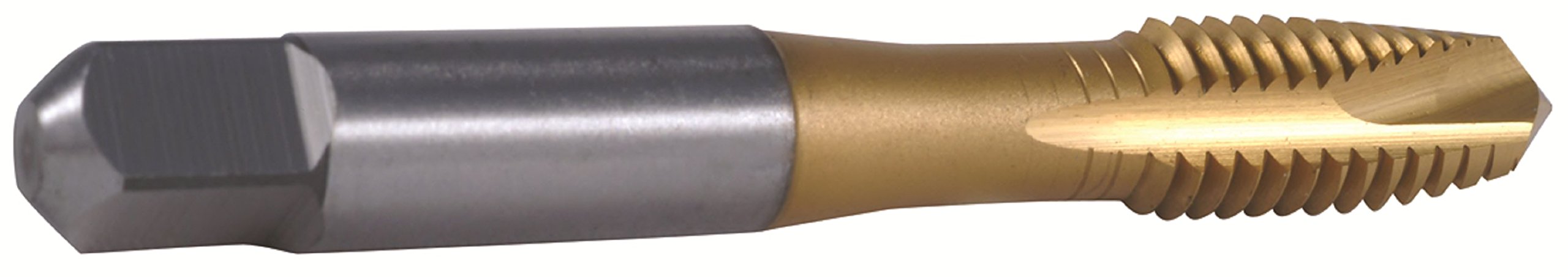 HHIP 1011-7708 M12-1.75 D6 Tin Metric Spiral Point Tap-Plug, Din371