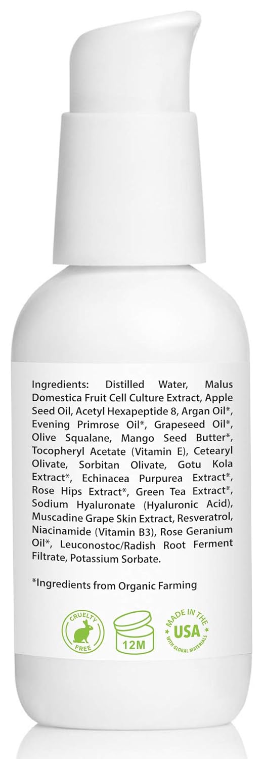 Anti Aging Face Cream Moisturizer with Resveratrol & Peptides, 2 fl. oz.: Beauty