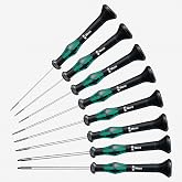 Wera 2054/8 Kraftform Micro Hex SAE Precision Screwdriver Set