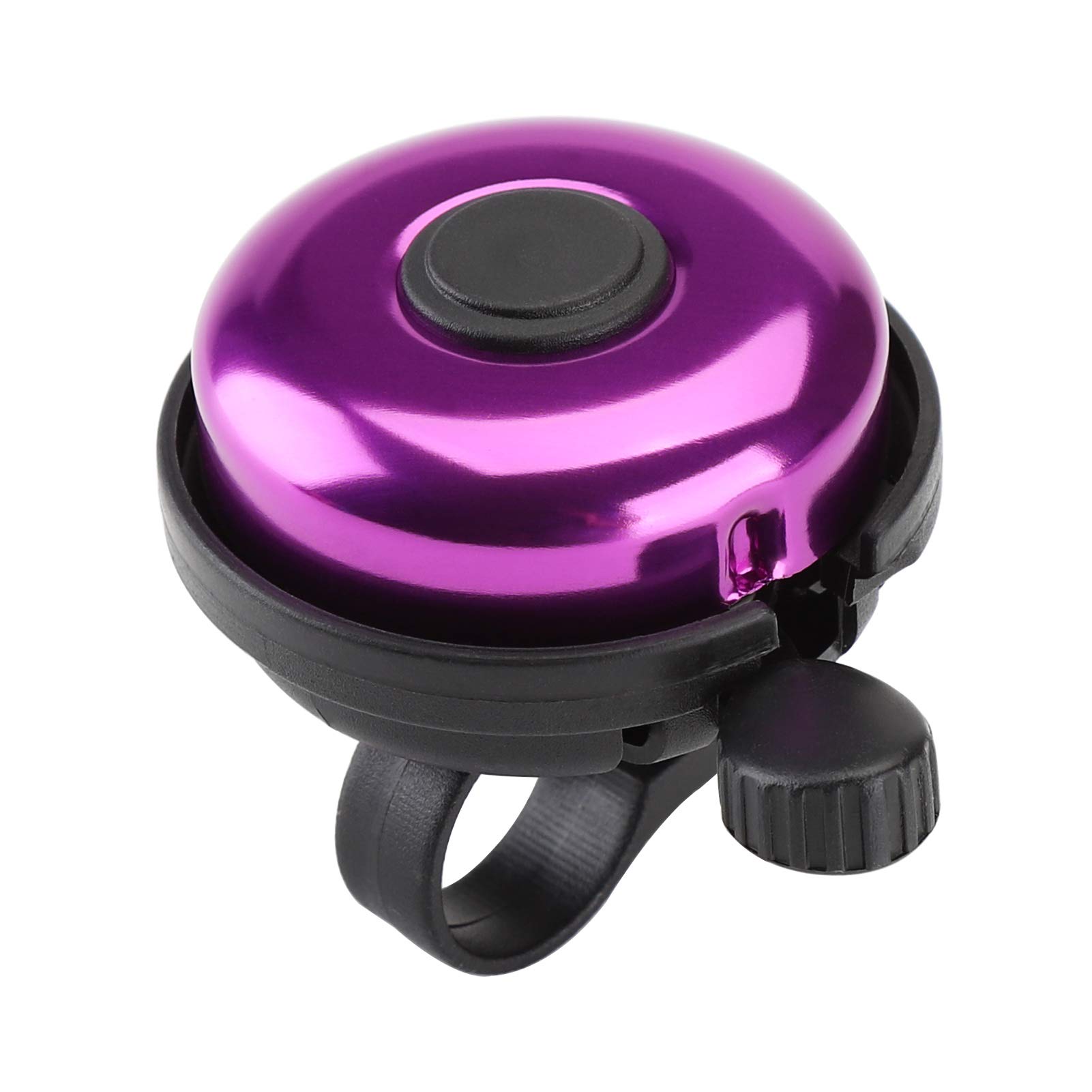 Paliston Aluminum Bike Bell Bicycle Bell for Adults Kids Boys Girls Purple