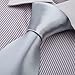 DAN SMITH Light Silver Neck Ties For Wedding Wrinkle-Free Tie Silver April Fool Mhl DAA3E01K Plain Satin