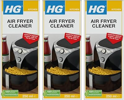 HG Air Fryer Cleaner 250ml - Powerful Grease Removal Safe for All Air Fryers