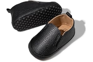 Meckior Infant Baby Girls Boys Canvas Shoes Soft Sole Toddler Slip On Newborn Crib Moccasins Casual Sneaker Austin Boy's Flat Lazy Loafers First Walkers Skate Shoe