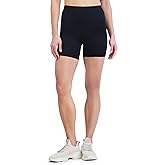 Sage Collective Women's at Ease 5 Inch Inseam Bike Shorts, Workouts, Yoga, Running, Casual Wear