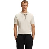 BOSS Men's Logo Collar Cotton Blend Polo Shirt