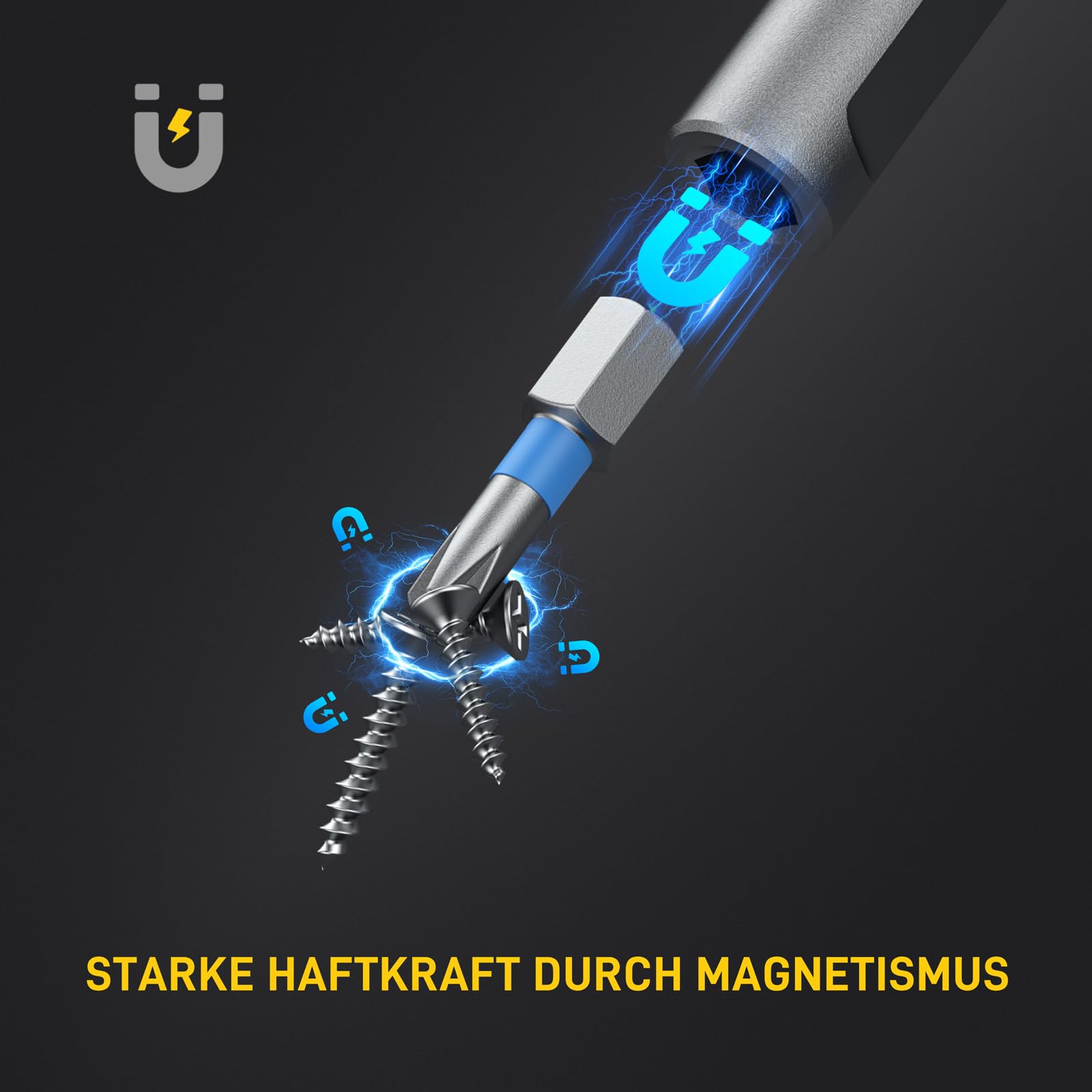 42 in 1 Magnetischer Schraubendreher, Schraubendreher Set, Multi Bit-Schraubendreher Set mit Aufbewahrungskoffer, Screwdriver Set für Computer, Brillen, Fahrräder, Uhren, Möbel und Heimwerkerarbeiten 3