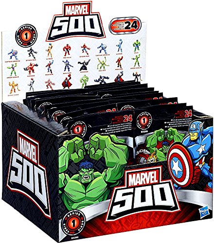 Marvel 500 Collectible Mini Figure Wave 1 Blind Bags (Case of 24)