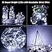 Mini Lights Battery Operated, Adecorty Fairy Lights Battery Powered Firefly Lights 16 Pack 7.2ft 20 LED String Lights Cool White Battery Fairy Light for Wedding Centerpieces Christmas Table Decoration