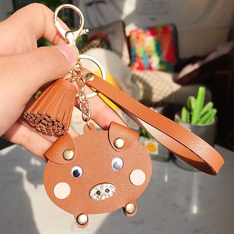 車 キーホルダー かわいい かわいい犬のアニメ