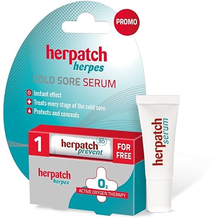 Herpatch Serum für Fieberbläschen + Frei Vorbeugung gegen Fieberbläschen, 5 g