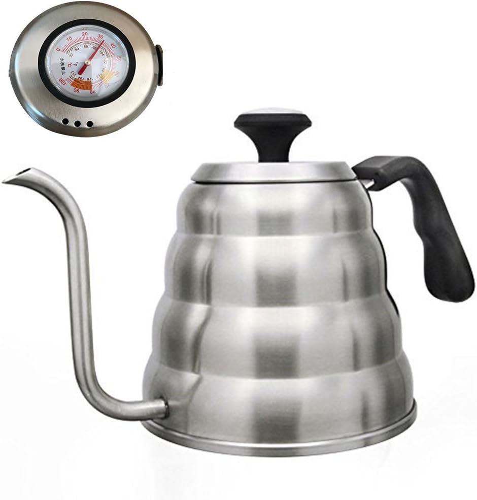 Pour Over Coffee Kettle With Built In Thermometer / Cusimax 4Cup