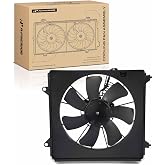 A-Premium Engine Radiator Cooling Fan Assembly | Compatible with Select Honda &amp; Acura Models - Accord 2008-2012, Crosstour 2012-2015, TSX 2009-2014 - Replace# 38615R40A01