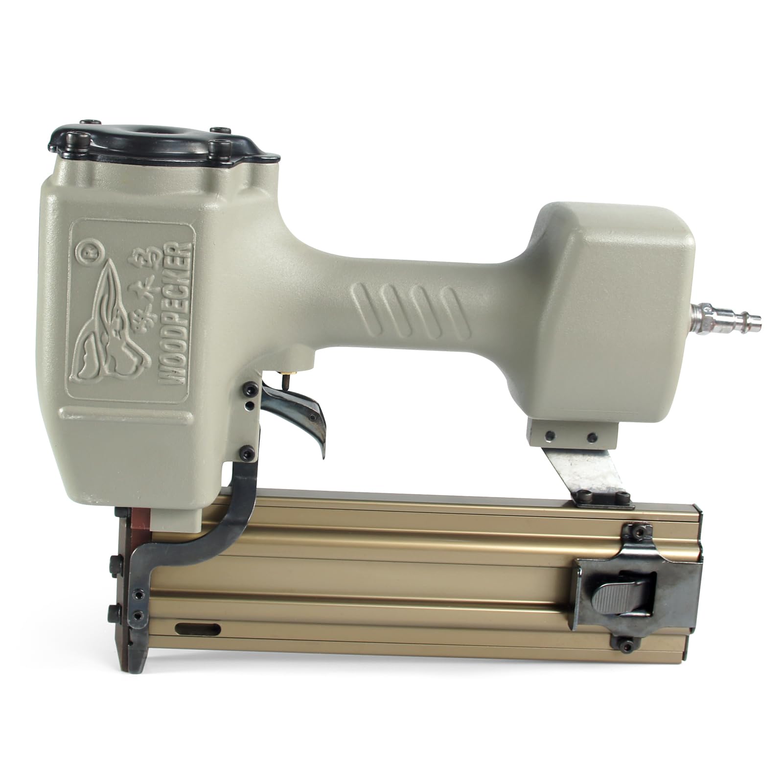 Woodpecker 14 Gauge Heavy Duty Concrete T Nailer, 18-64mm T Nails, Pneumatic T Nail Gun, Finish Nailer for Cement Brick Nailing, Baseboard