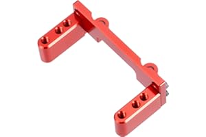 DEWOKI Aluminum Adjustable Servo Mount for 1/24 RC Crawler FMS FCX24 Upgrade, Red