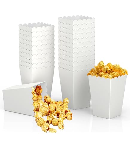 thumbnail image 2 of 24-Pack Pink Popcorn Boxes – 3x3 Inch Square Snack Containers 2 of 13