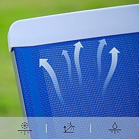 domi outdoor living Adjustable Chaise Lounge Aluminum Outdoor Patio Lounge Chair All Weather Five-Position Recliner… 61DLamVk9DL