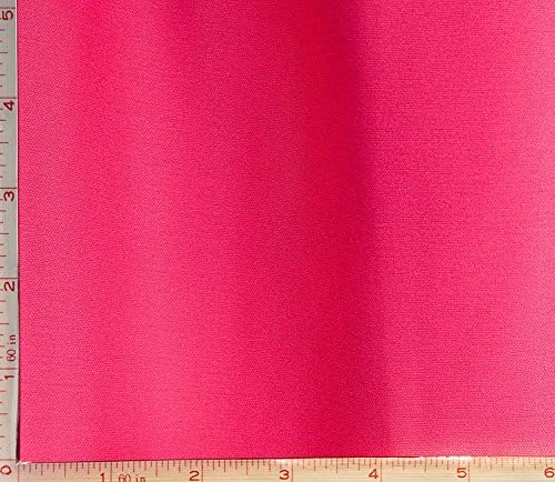 Fuchsia Pink 70 Denier Interlock Lining Fabric 2 Way Stretch Polyester 5.5 Oz 58-60"