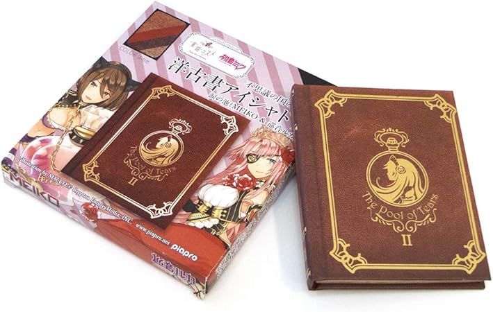 Amazon Cosme Play コスミィ 童話コスメ 初音ミク コラボコスメ 不思議の国のアリス 洋古書アイシャドウ 涙の池 巡音ルカ Meiko 55g Cosme Play コスミィ アイシャドウ 通販