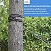 SONGMICS Double Hammock, 98.4 x 59.1 Inches, 660 lb Load Capacity, with Hanging Straps, Carabiners, Carry Bag, for Garden, Outdoor, Camping, Blue and Yellow Stripes UGDC15YU