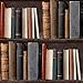 Ideco Library Bookshelf Realistic Bookcase Wallpaper POB-33-01-6