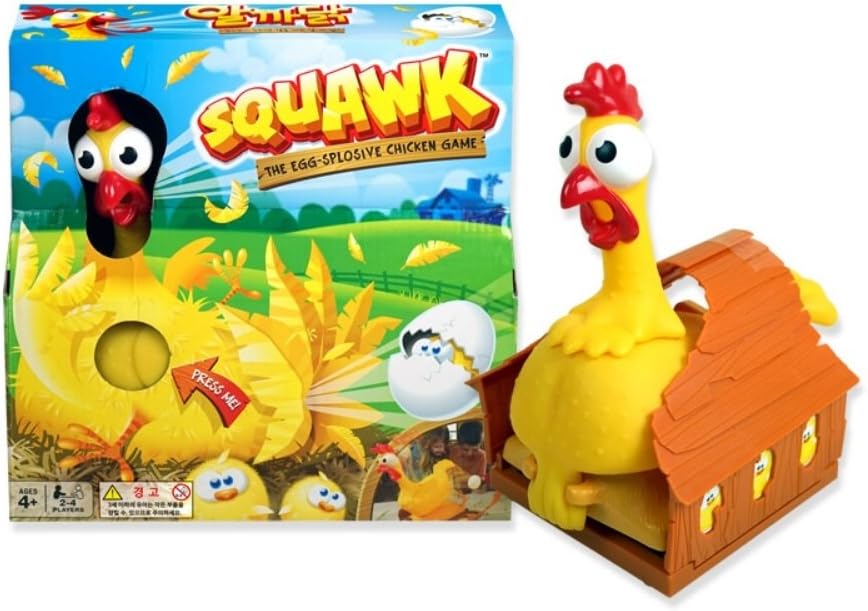 Cock-A-Doodle-Doo The Egg-Splosive Chicken Game Chicken that Hatches the Egg with Sound