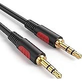 LDKCOK 3.5mm Male to Male Audio Aux Cable 6ft, AUX Cable for Beats Headphones, iPods, iPhones, iPads, Home/Car Stereos and More