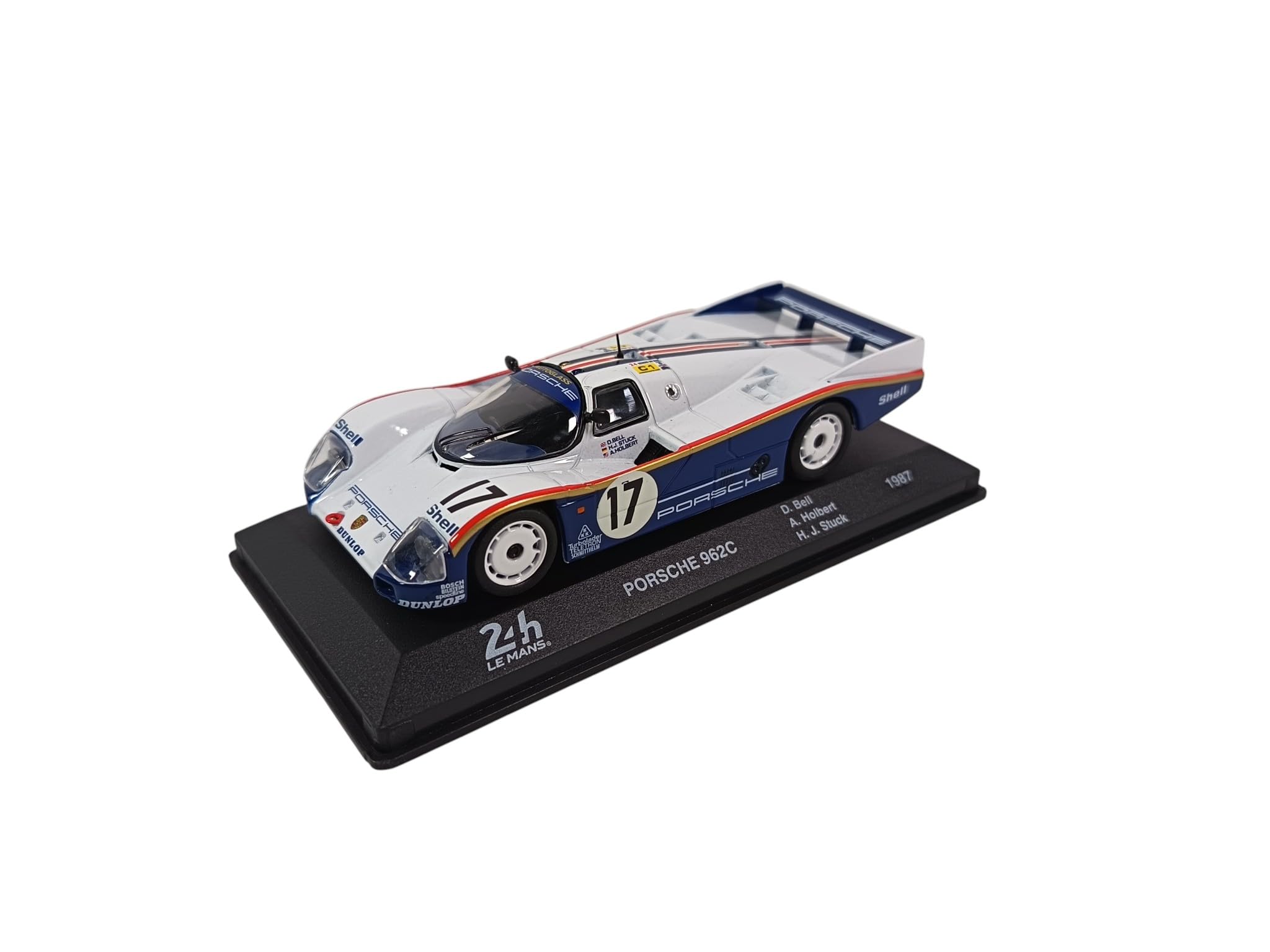 OPO 10 - 1/43 scale 24 Hours of Le Mans miniature car compatible with Porsche 962C winner (1987) - ALA076