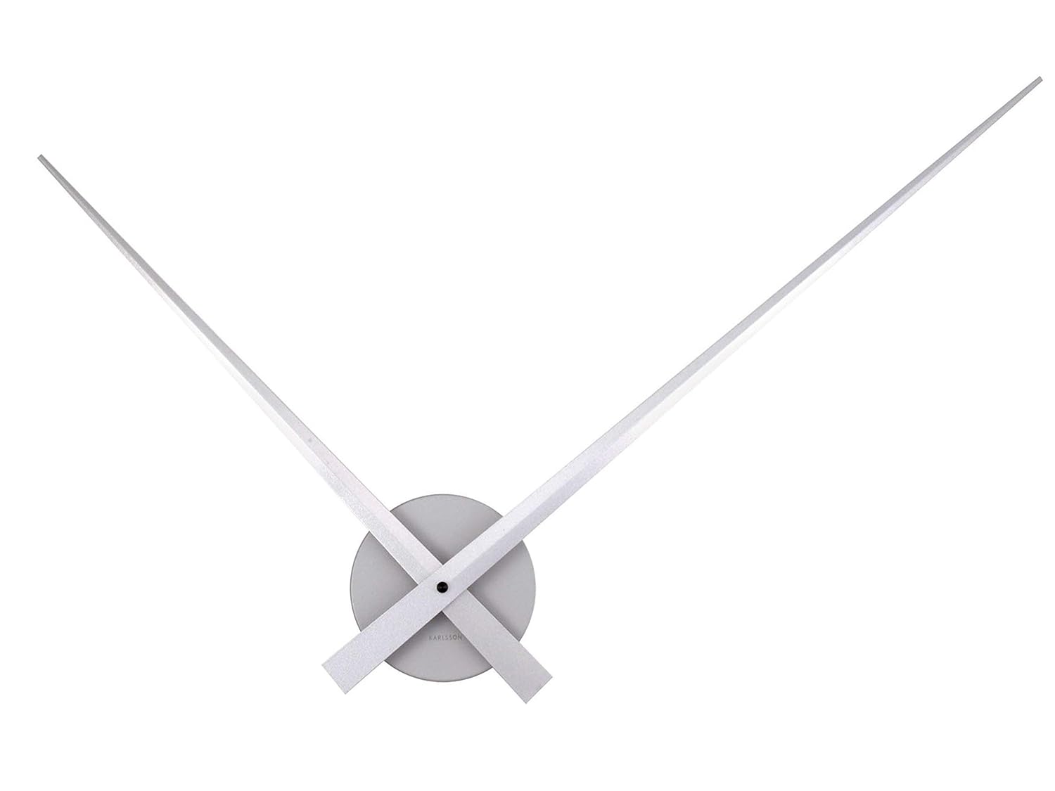 Karlsson Wall Clock, Aluminium, Silver, W x 88 cm L Amazon.co.uk